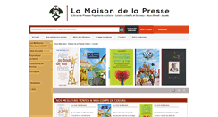 Desktop Screenshot of maisondelapressegabon.com
